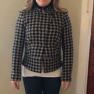 Banana Republic Wool Houndstooth Women’s S Coat